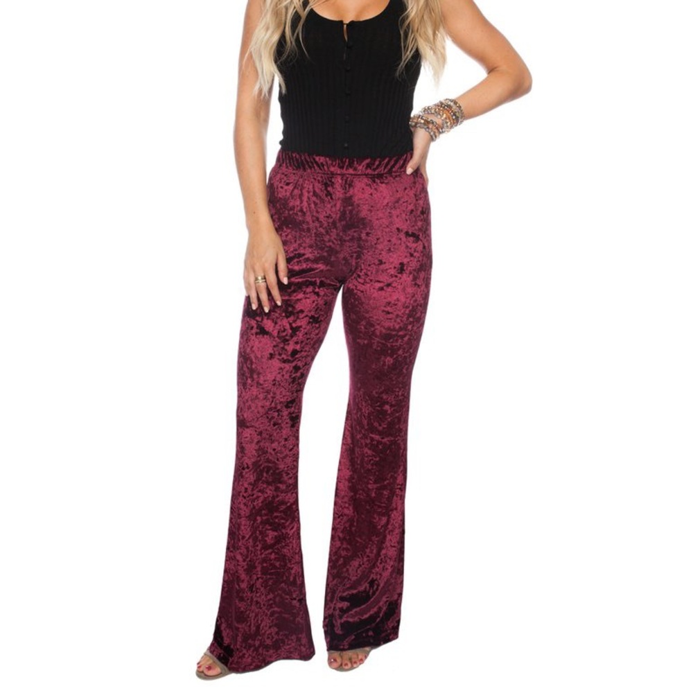 Wine 🍷 Velvet Bellbottoms